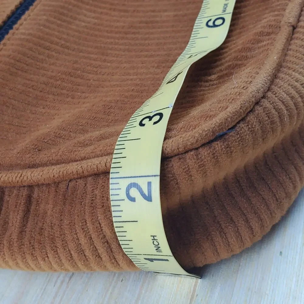 CROSSI |  Corduroy  |  Camel | Small  Crossbody Bag